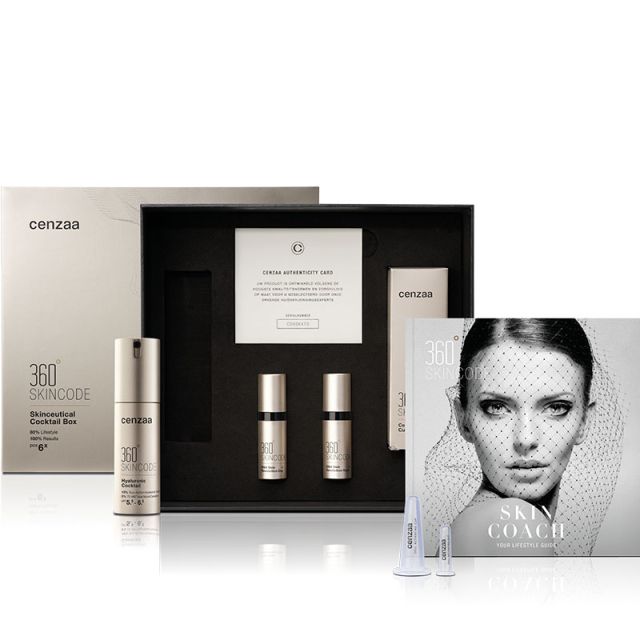 Cenzaa 360 Skincode Hyaluronic Cocktail Box