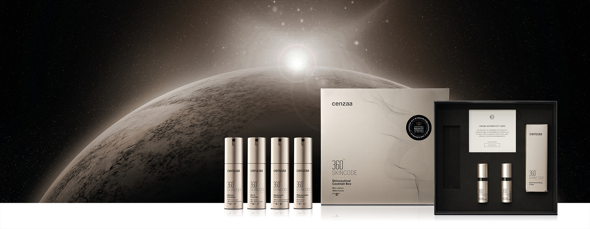 Ontdek 360º SKINCODE van Cenzaa Ontdek 360º SKINCODE van Cenzaa